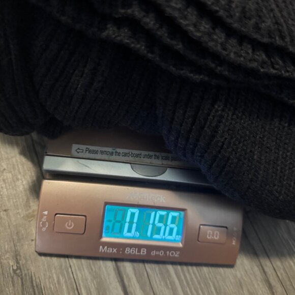 Marine Layer Erin Turtleneck women Sweater Black color Ribbed Knit XL New - Picture 9 of 11